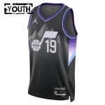 Maillot NBA Utah Jazz Ace Bailey Jordan 2025-26 Statement Edition Noir Swingman - Enfant